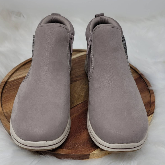 Clarks Cloudsteppers Breeze Clover Gray Ankle Womens Winter Comfort Boots 6 NWT - Picture 2 of 7